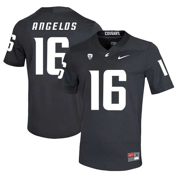 Washington State Cougars 16 Aaron Angelos Black College Football Jersey Dzhi,We sell and wholesale Washington State Cougars 16 Aaron Angelos Black College Football Jersey Dzhi on line form chian!